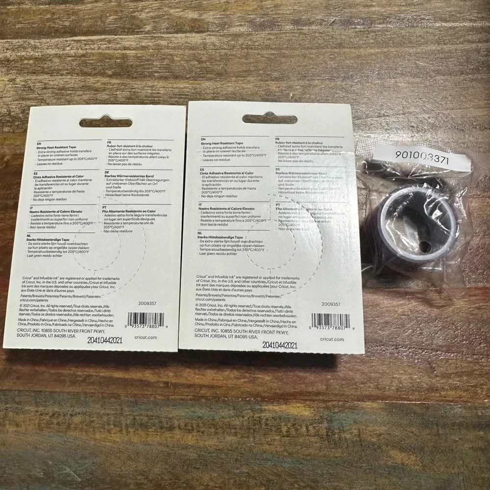 Cricut Strong Heat Resistant Tape 1in x 33ft Roll 3 Pack Bundle